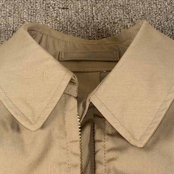 Patriot Navy Windbreaker Men’s Government Issued Full Zip Tan Large Talon Zipper - Picture 8 of 11